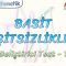 BASİT EŞİTSİZLİKLER / GELİŞTİRİCİ TEST – 1
