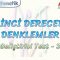BİRİNCİ DERECEDEN DENKLEMLER / GELİŞTİRİCİ TEST – 3