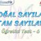 DOĞAL SAYILAR – TAM SAYILAR / ÖĞRETİCİ TEST – 6