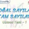 DOĞAL SAYILAR – TAM SAYILAR / UZMAN TEST – 1