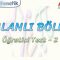 KALANLI BÖLME – ÖĞRETİCİ TEST – 2