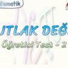 MUTLAK DEĞER / ÖĞRETİCİ TEST – 2