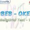 OBEB – OKEK / GELİŞTİRİCİ TEST – 1