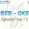 OBEB – OKEK / ÖĞRETİCİ TEST – 2
