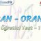 ORAN – ORANTI / ÖĞRETİCİ TEST – 1