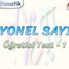 RASYONEL SAYILAR / ÖĞRETİCİ TEST – 1