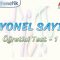 RASYONEL SAYILAR / ÖĞRETİCİ TEST – 1