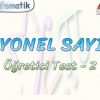 RASYONEL SAYILAR / ÖĞRETİCİ TEST – 2