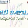ÜSLÜ SAYILAR / GELİŞTİRİCİ TEST – 4