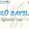 ÜSLÜ SAYILAR / ÖĞRETİCİ TEST – 1