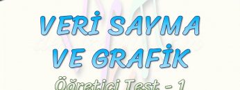 VERİ SAYMA VE GRAFİK / ÖĞRETİCİ TEST – 1