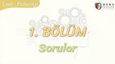 1. BÖLÜM – SORULAR