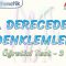2.  DERECEDEN DENKLEMLER / ÖĞRETİCİ TEST – 3