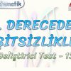 2. DERECEDEN EŞİTSİZLİKLER / GELİŞTİRİCİ TEST – 13