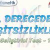 2. DERECEDEN EŞİTSİZLİKLER / GELİŞTİRİCİ TEST – 1