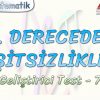 2. DERECEDEN EŞİTSİZLİKLER / GELİŞTİRİCİ TEST – 7