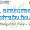 2. DERECEDEN EŞİTSİZLİKLER / GELİŞTİRİCİ TEST – 9