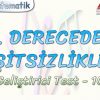 2. DERECEDEN EŞİTSİZLİKLER / GELİŞTİRİCİ TEST – 10