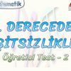 2. DERECEDEN EŞİTSİZLİKLER / ÖĞRETİCİ TEST – 2
