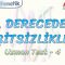 2. DERECEDEN EŞİTSİZLİKLER / UZMAN TEST – 4