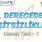 2. DERECEDEN EŞİTSİZLİKLER / UZMAN TEST – 1