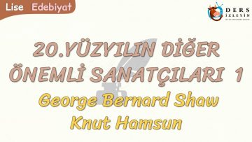 20. YÜZYILIN DİĞER ÖNEMLİ SANATÇILARI – 1