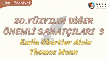 20. YÜZYILIN DİĞER ÖNEMLİ SANATÇILARI – 3