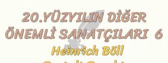 20. YÜZYILIN DİĞER ÖNEMLİ SANATÇILARI – 6