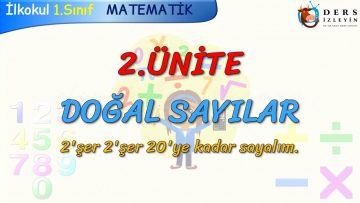 2şer 2şer 20ye KADAR SAYALIM