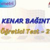 AÇI – KENAR BAĞINTILARI / ÖĞRETİCİ TEST – 2 (TYT)