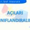 AÇILARI SINIFLANDIRALIM