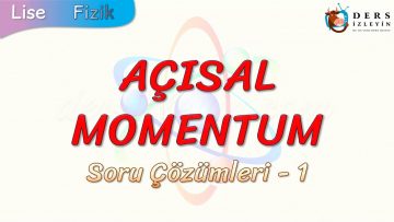AÇISAL MOMENTUM / SORU ÇÖZÜMLERİ – 1