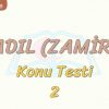 ADIL / KONU TESTİ – 2