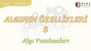 ALGININ ÖZELLİKLERİ – 5 / ALGI YANILMALARI