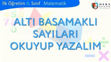 ALTI BASAMAKLI SAYILARI OKUYUP YAZALIM