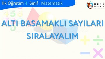 ALTI BASAMAKLI SAYILARI SIRALAYALIM