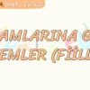 ANLAMLARINA GÖRE EYLEMLER