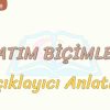 ANLATIM BİÇİMLERİ – 1 / AÇIKLAYICI ANLATIM