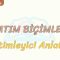 ANLATIM BİÇİMLERİ – 3 / BETİMLEYİCİ ANLATIM