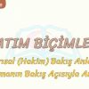 ANLATIM BİÇİMLERİ – 5 / HAKİM BAKIŞ VE KAHRAMANIN BAKIŞ AÇISIYLA ANLATIM