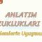 ANLATIM BOZUKLUKLARI  – 21 / YÜKLEMLERİN UYUŞMAZLIĞI