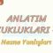 ANLATIM BOZUKLUKLARI  – 22 / NESNE YANLIŞLARI