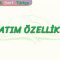 ANLATIM ÖZELLİKLERİ