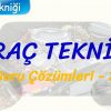 ARAÇ TEKNİĞİ / SORU ÇÖZÜMLERİ – 2