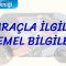 ARAÇLA İLGİLİ TEMEL BİLGİLER