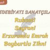 AŞIK EDEBİYATI SANATÇILARI – 4