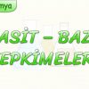 ASİT – BAZ TEPKİMELERİ