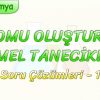 ATOMU OLUŞTURAN TEMEL TANECİKLER / SORU ÇÖZÜMLERİ – 1