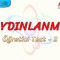AYDINLANMA / ÖĞRETİCİ TEST – 2