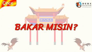 BAKAR MISIN (ÇİNCE) 37. DERS